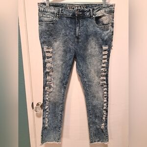 VIP distressed skinny jeans